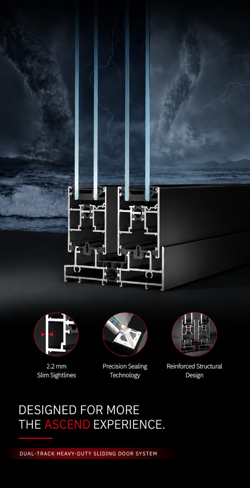 Ascend — Lift-and-slide balcony door