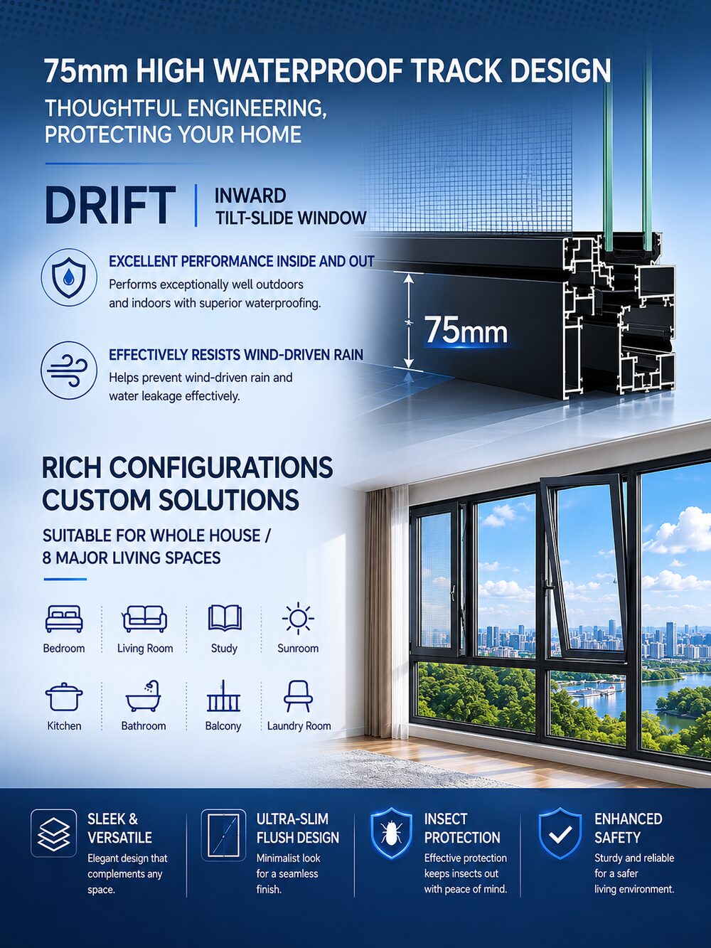 Drift — Tilt-and-slide window