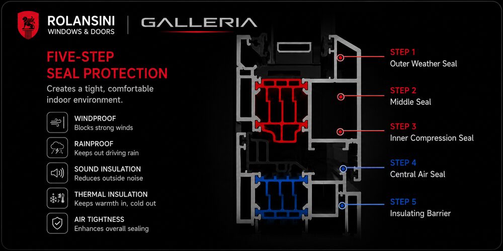 Galleria — Outward system casement