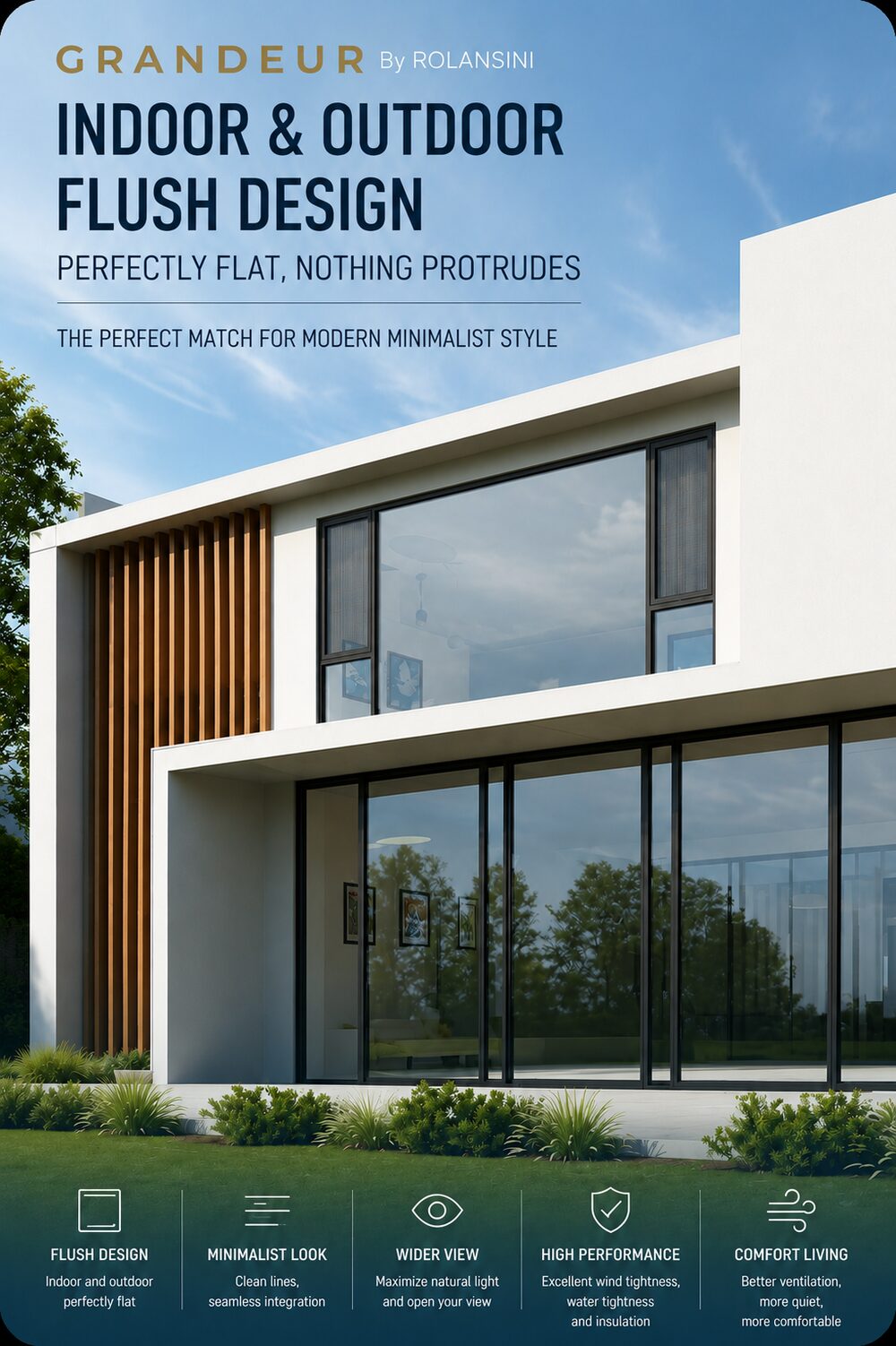 Grandeur — Ultra-slim outward casement