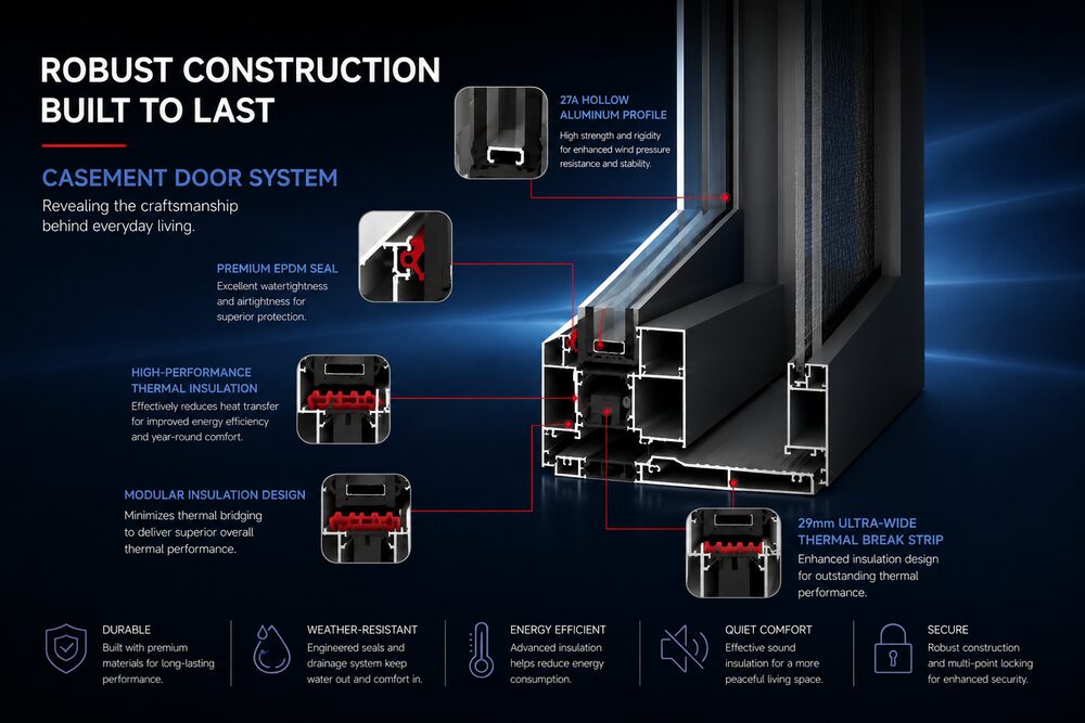 Haven — Thermal-break casement door