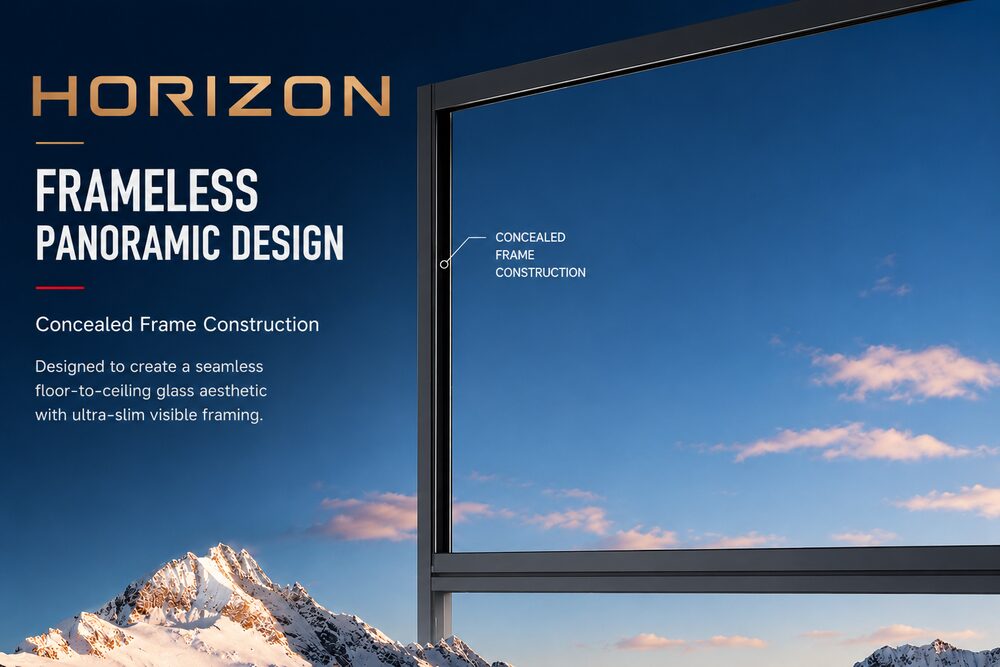 Horizon — Panoramic 3-track sliding window
