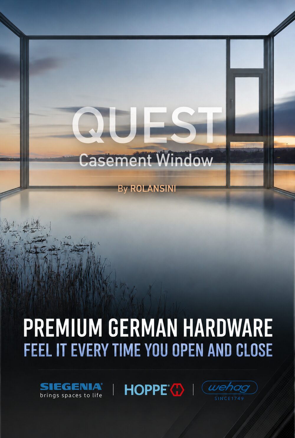 Quest — Outward casement — German hardware