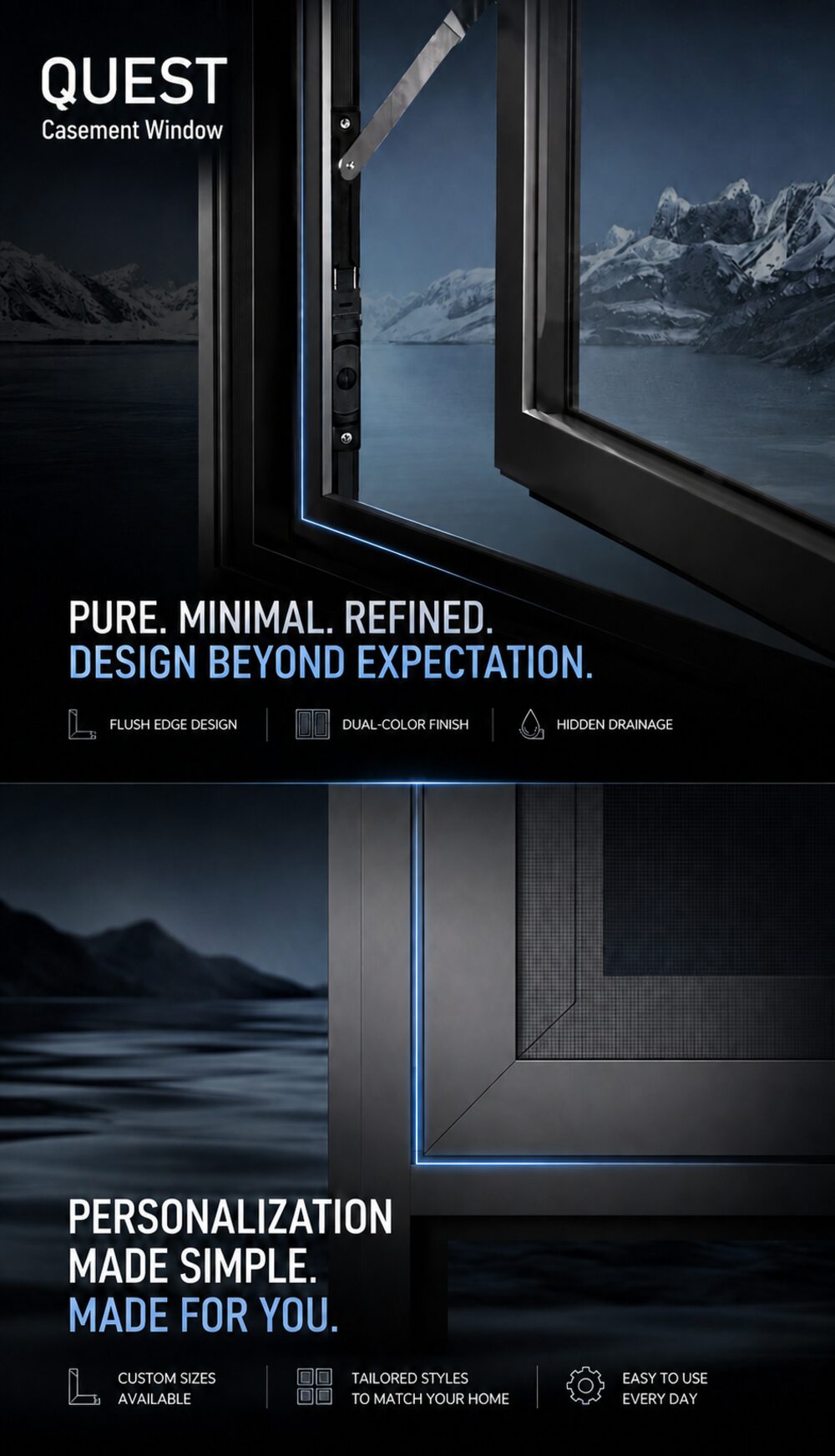 Quest — Outward casement — German hardware