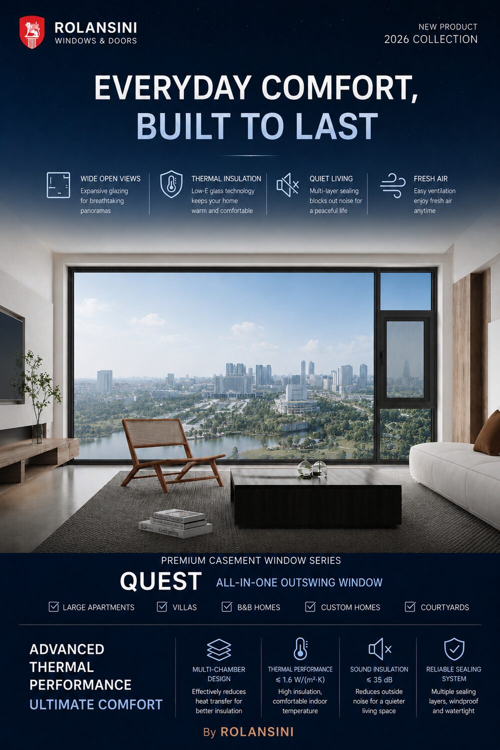 Quest — Outward casement — German hardware