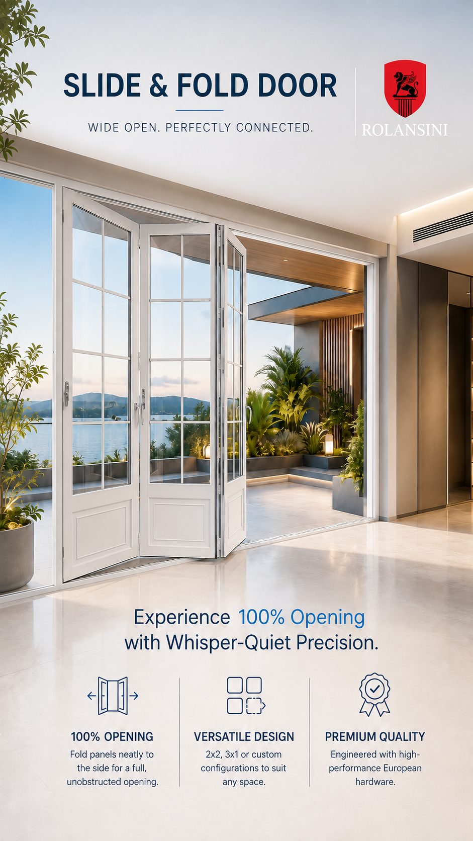Terra — exterior bi-fold door